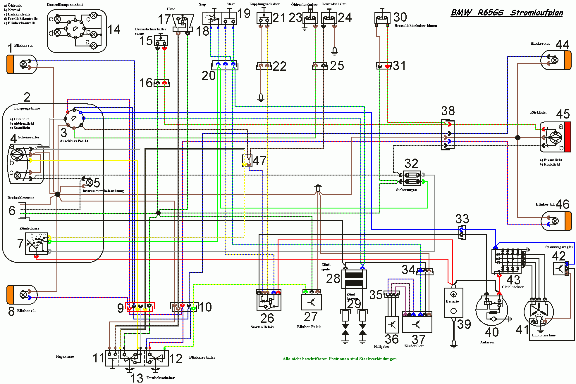 Schaltpläne für Boxer 1980 bmw r65 wiring diagram 