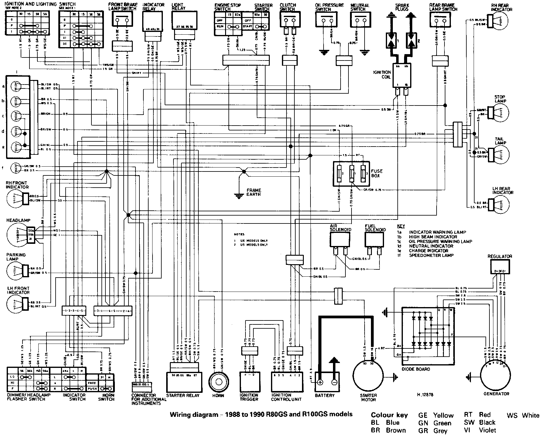 Schaltpläne für Boxer 1980 bmw r65 wiring diagram 